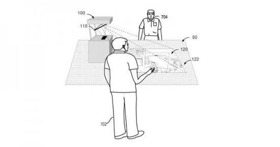 微软新专利：可投影的Surface桌面 